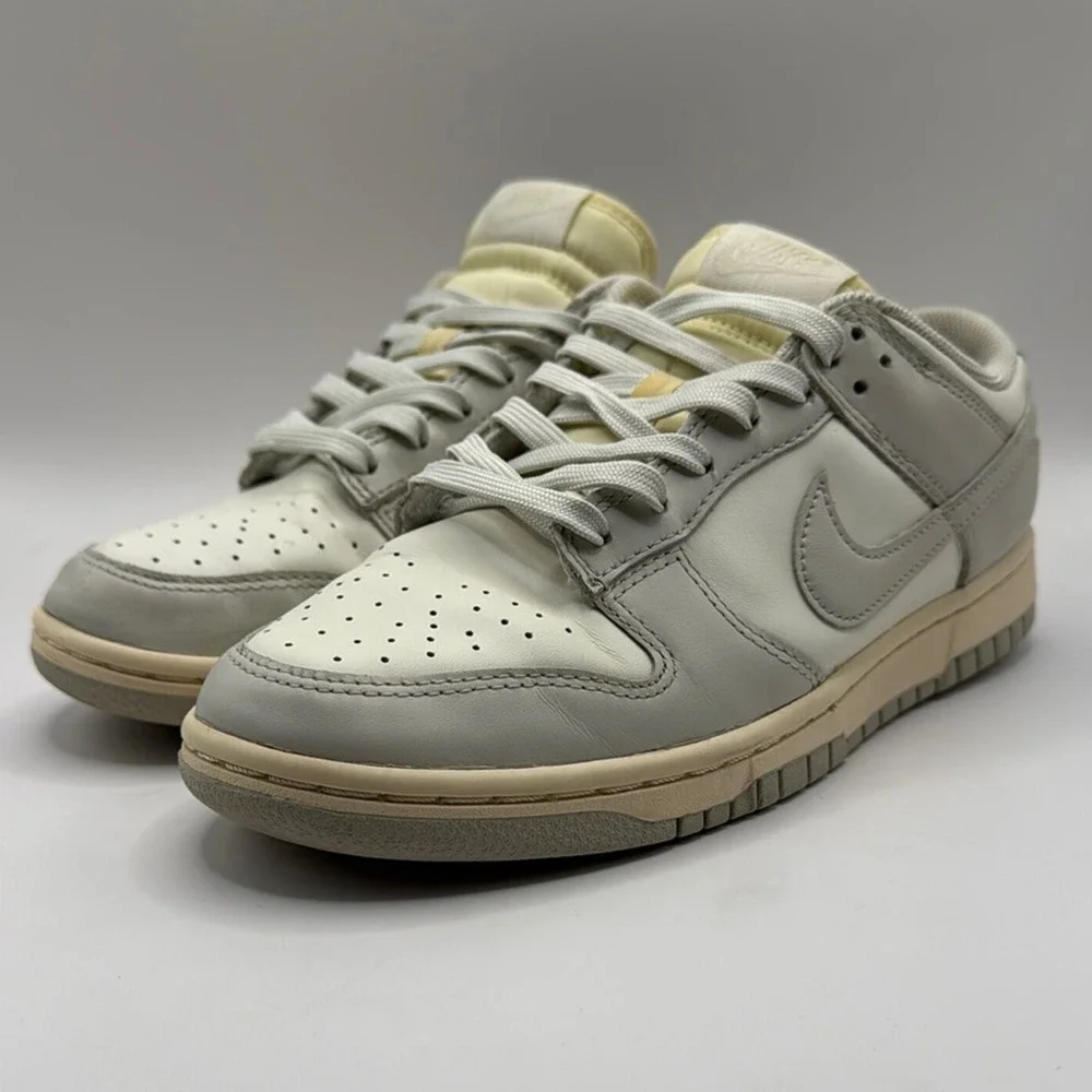 Nike Dunk Low Sail Light Bone Sneakers Shoes DD1503-107 Rare OG Women's‎ Size 9